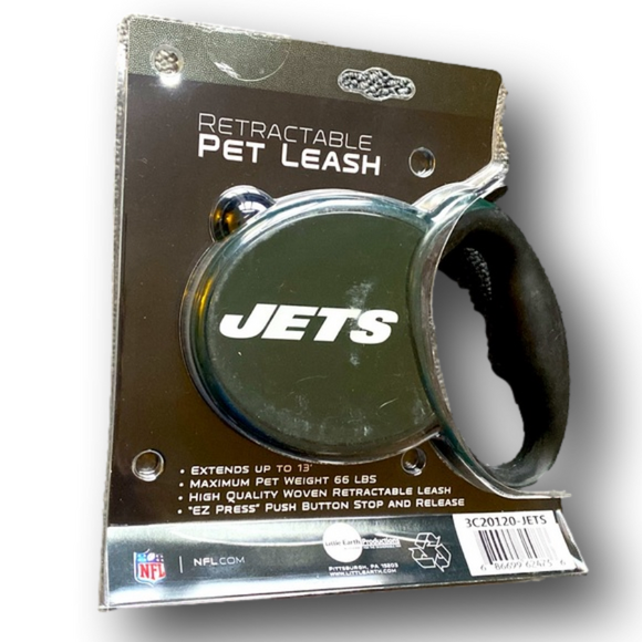 NFL New York Jets Retractable Pet Leash - Brand New - Picture 2 of 4